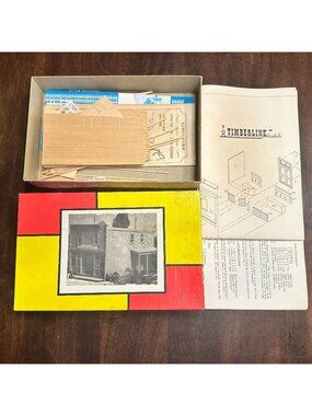 Timberline Woodcraft Hardware Store Model Kit No. 100-895 Vintage Model Kit